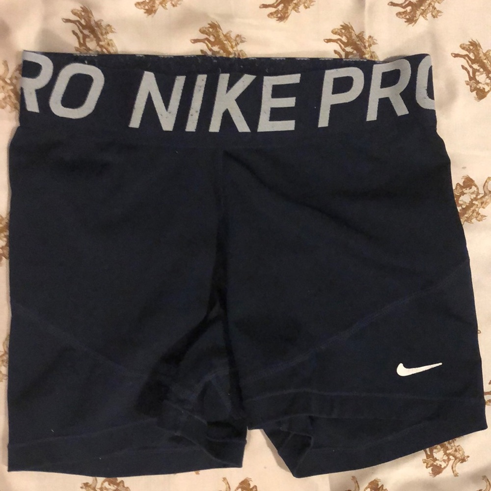 Nike pro spandex blue little bit where are the Nike mark but other than that